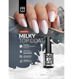 Palu - Top Do Lakierów Hybrydowych Milky No Wipe 11g