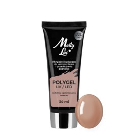 Mollylac Polygel Akrylożel Budujący Hema/Di-Hema Free Light Brown 30 Ml Nr 23