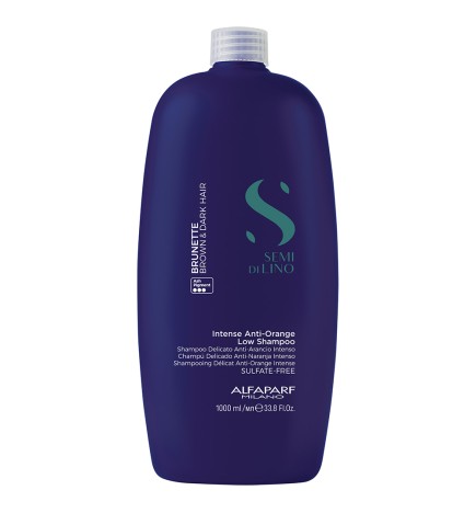 Alfaparf Semi Di Lino Intense Anti-Orange Low Shampoo - Szampon do Włosów Brązowych 1000ml