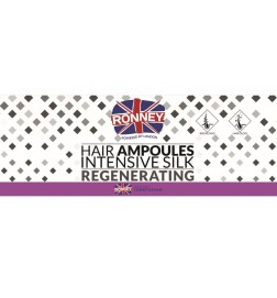 Ronney Hair Ampoules Intensive Silk Regenerating - Ampułki z Jedwabiem 1 szt