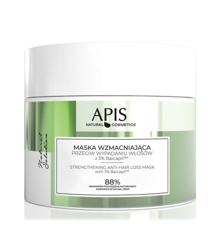 APIS Maska Wzmacniająca Przeciw Wypadaniu Włosów z 3% Baicapil 200ml