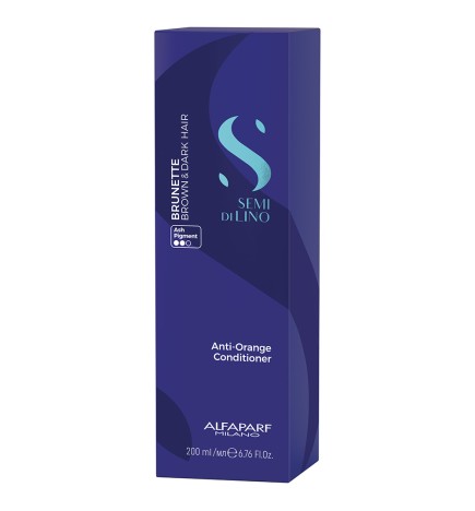 Alfaparf Semi Di Lino Anti-Orange Conditioner - Odżywka do Włosów Brązowych 200ml