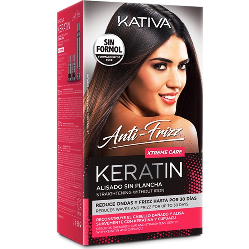 Kativa Keratin Xtreme Care - Zestaw do Keratynowego Prostowania Włosów