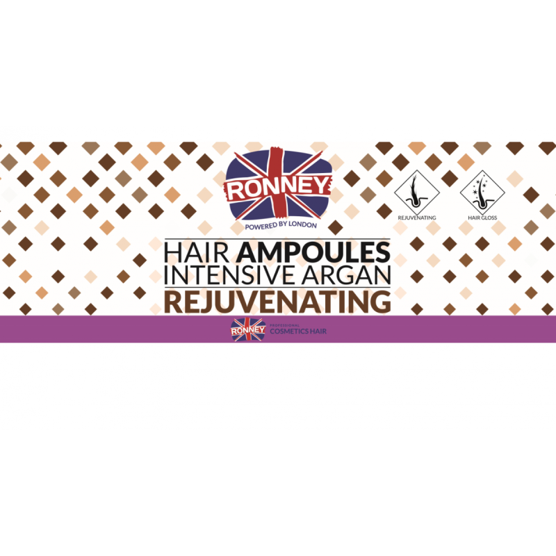 Ronney Hair Ampoules Intensive Argan - Ampułki z Olejkiem Arganowym 1 Szt