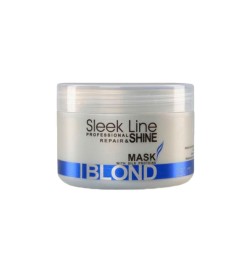 Stapiz Sleek Line Q10 Maska Blond Niebieska 250ml