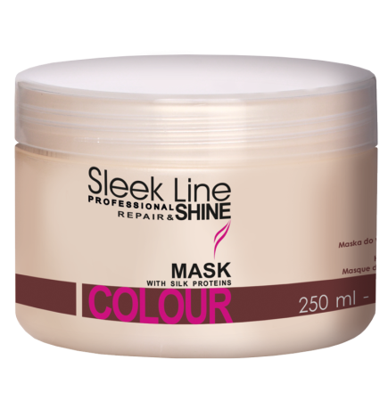 Stapiz Sleek Line Q10 Colour Maska Do Włosów Farbowanych 250ml