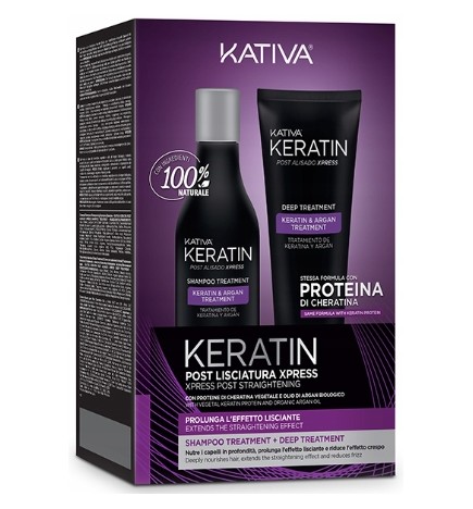 Kativa Keratin - Zestaw Keratynowy po Prostowaniu Włosów