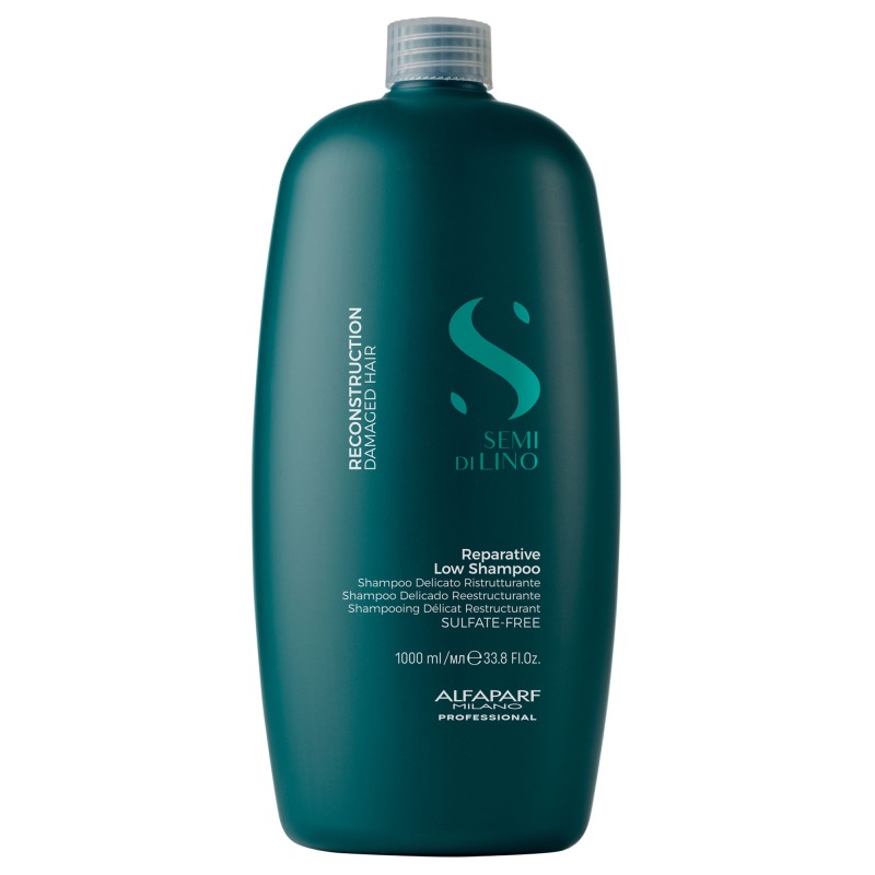 Alfaparf Semi Di Lino Reconstruction Shampoo - Szampon Regenerujący Do Włosów Zniszczonych, 1000 Ml