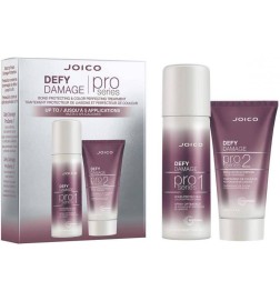 Joico Defy Damage Pro series 1 Color Optimizer Spray, Pro Series 2 Color Treatment - Zestaw Spray Ochronny, Maska Intensywnie Re