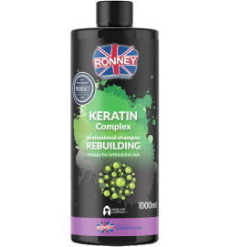 Ronney Keratin Complex Rebuilding Therapy - Szampon Odbudowujący Do Włosów Kruchych I Cienkich 1000 Ml Rch 00028