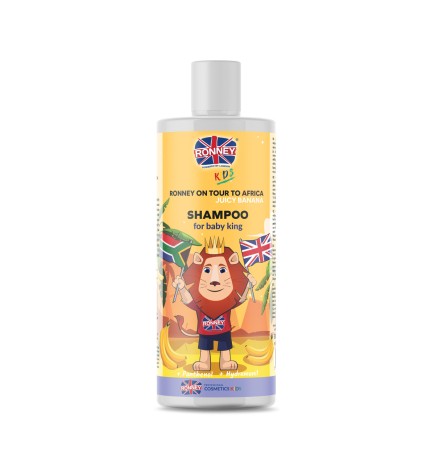 Ronney Kids On Tour To Africa - Szampon Do Włosów O Bananowym Zapachu 300 Ml