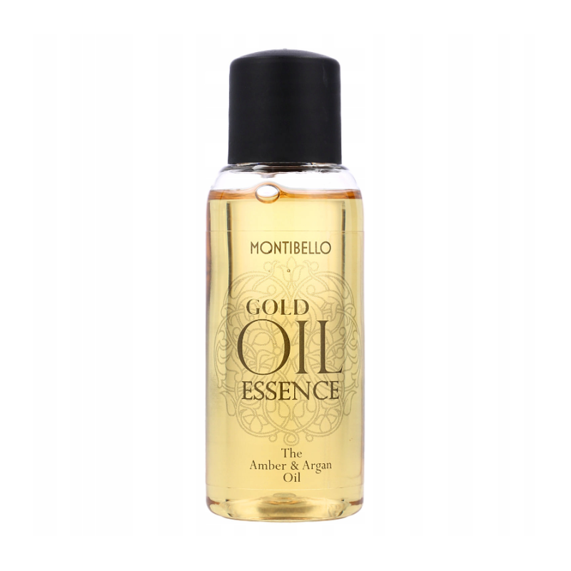 Montibello Gold Oil Essence, Bursztynowo-Arganowy Olejek Do Włosów, 30ml