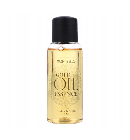 Montibello Gold Oil Essence, Bursztynowo-Arganowy Olejek Do Włosów, 30ml