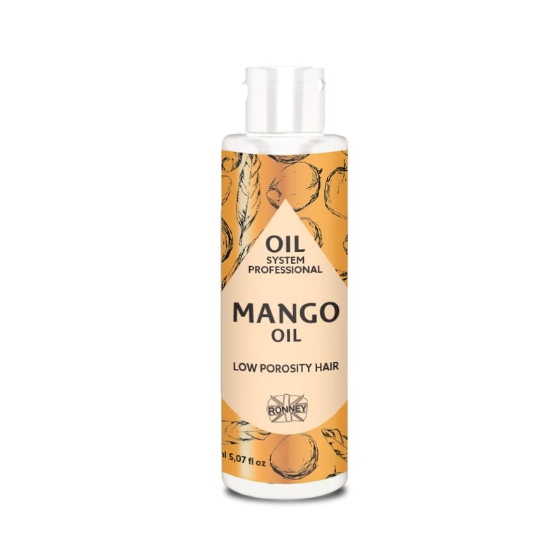 Ronney Professional Oil System Low Porosity Hair Olej Do Włosów Niskoporowatych Mango 150 ml