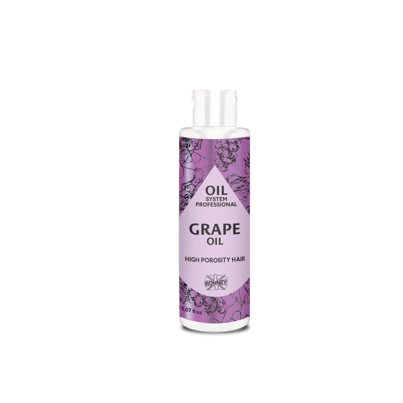 Ronney Professional Oil System High Porosity Hair Olej Do Włosów Wysokoporowatych Grape 150 ml