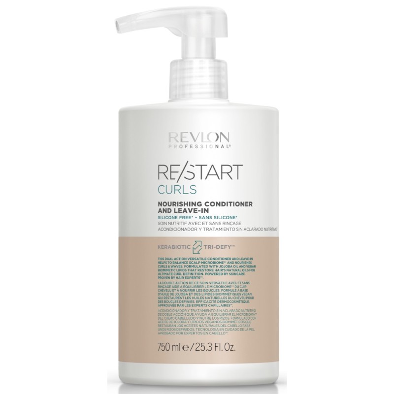 Revlon Restart Curls Odżywka O Podwójnym Działaniu Do Włosów Kręconych 750ml