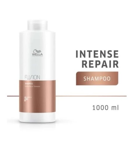 Wella Fusion - Intensywnie Odżywiający I Odbudowujący Szampon Do Włosów Zniszczonych 1000 Ml