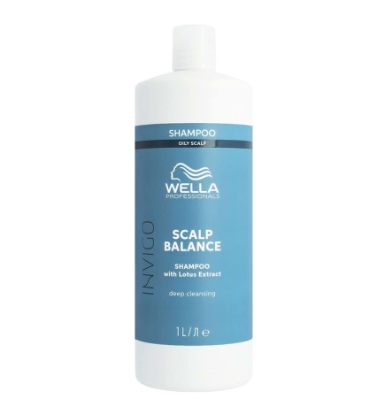 Wella Invigo Pure - Szampon Oczyszczający I Odświeżający 1000 Ml