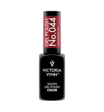 Lakier Hybrydowy Victoria Vynn Gel Polish No.044 Shimmering Red 8ml