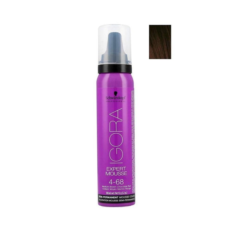 Schwarzkopf IGORA Expert Mousse Pianka Koloryzująca Do Włosów 4-68