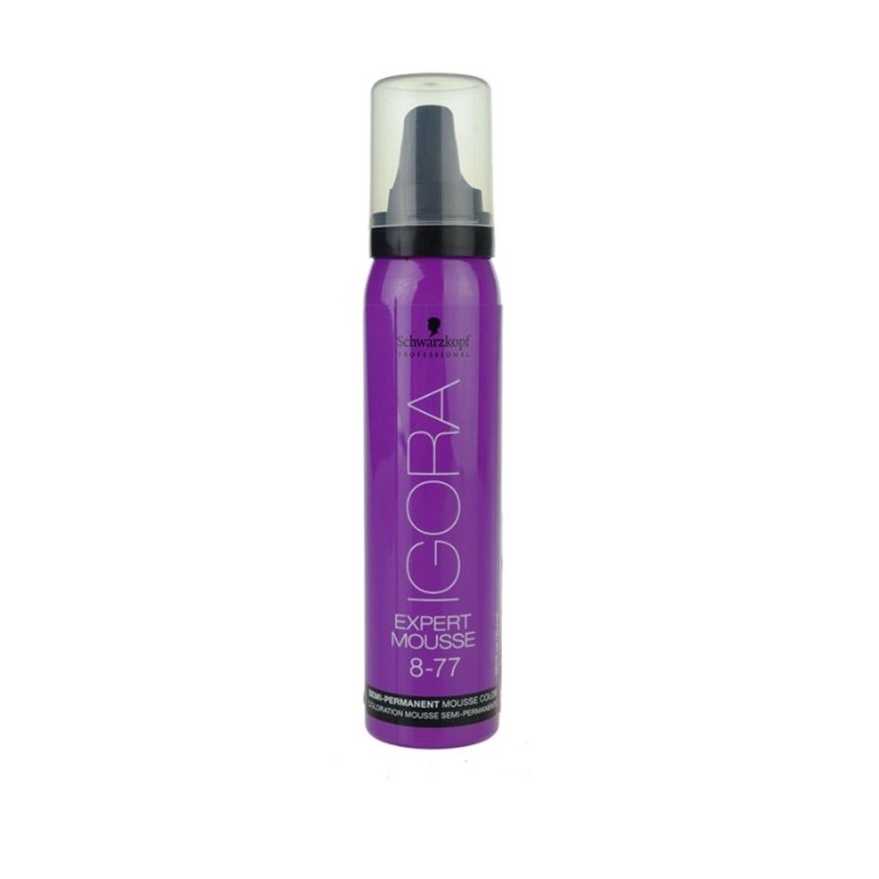 Schwarzkopf IGORA Expert Mousse Pianka Koloryzująca Do Włosów 8-77 Lekko Miedziany Blond 100ml