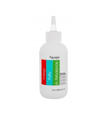 Fanola Energy Purity Rebalance Przedszamponowy Peelingujący Żel Przeciwłupiezowy Dla Kobiet 150ml