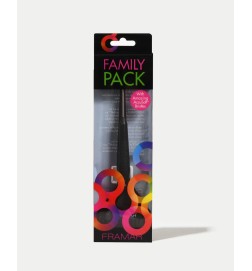 Framar - Zestaw Pędzli do Farb Family Pack Czarne