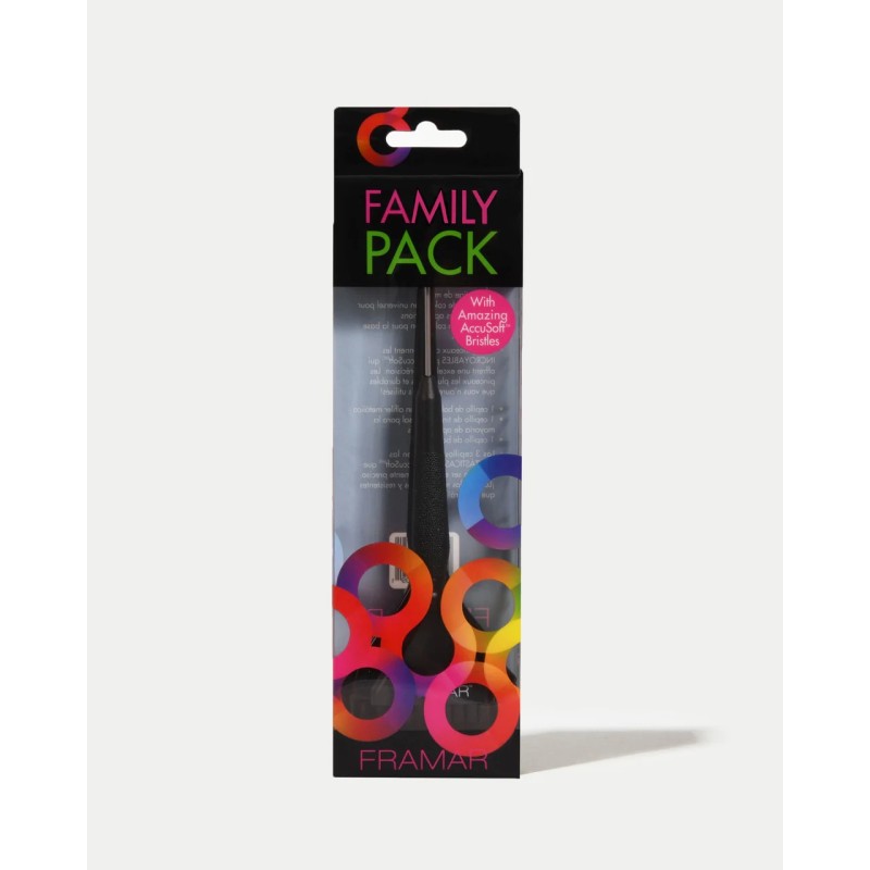 Framar - Zestaw Pędzli do Farb Family Pack Czarne