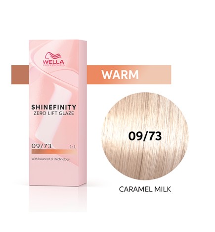 Wella Farba Shinefinity 09/73 Gold Demipermanentna, 60 Ml