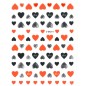 Naklejki Do Paznokci Cienkie Samoprzylepne Nail Art Sticker Orange Nr Z-D4214