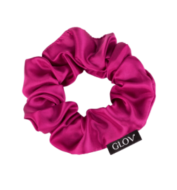 Glov - Gumki do Włosów Scrunchies 3-Pak Silk Satine Pink Set