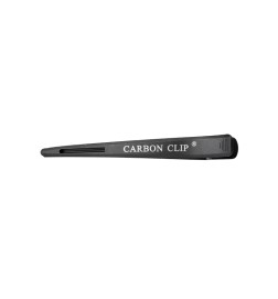 Klamry Fryzjerskie Do Włosów Carbon E-15 6 Szt 11,5cm Czarne