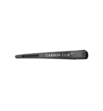 Klamry Fryzjerskie Do Włosów Carbon E-15 6 Szt 11,5cm Czarne