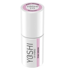 Lakier Hybrydowy Yoshi 212 Pink Groom 6ml