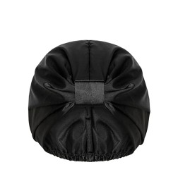 Glov Curl Protecting Satin Hair Turban Black