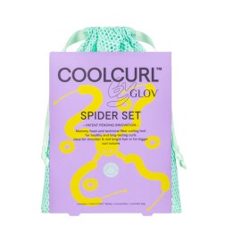 Glov Spider Coolcurl Black 4-Wałkowa Lokówka Do Kręcenia Włosów Bez Użycia Ciepła