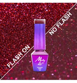 Lakier Hybrydowy MollyLac Flashing Lights Deep Desire Nr.605 5ml