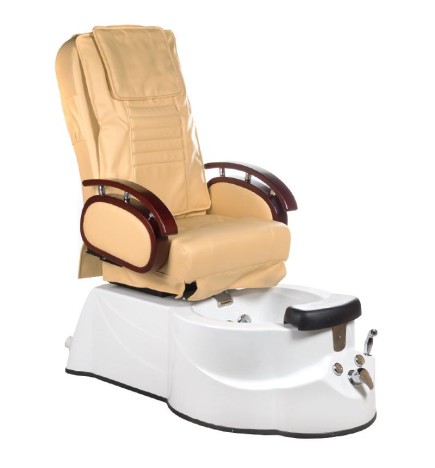 Fotel do pedicure z masażem BR-3820D Beżowy