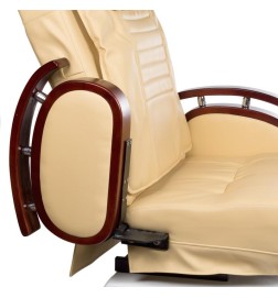 Fotel do pedicure z masażem BR-3820D Beżowy