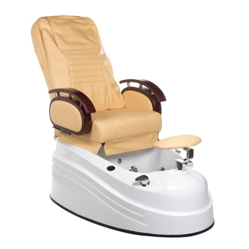 Fotel do pedicure z masażem BR-2307 Beżowy