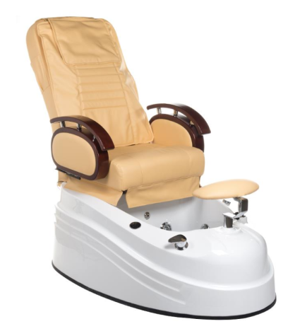 Fotel do pedicure z masażem BR-2307 Beżowy