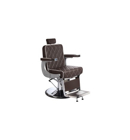 Fotel barberski LUMBER BH-31825 Brązowy LUX