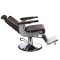 Fotel barberski LUMBER BH-31825 Brązowy LUX