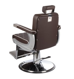 Fotel barberski LUMBER BH-31825 Brązowy LUX