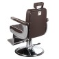 Fotel barberski LUMBER BH-31825 Brązowy LUX