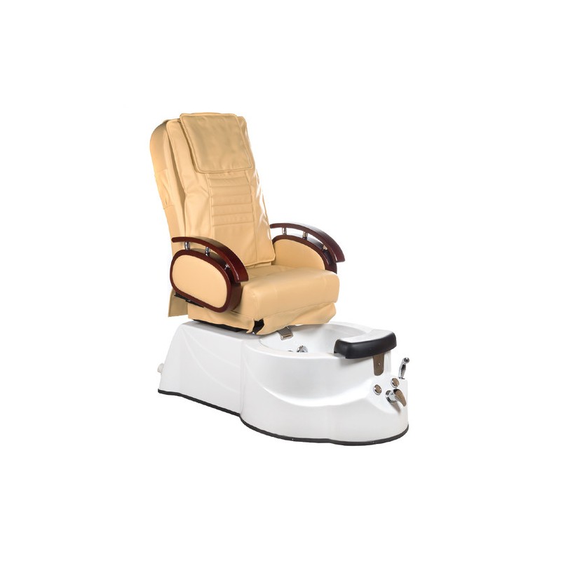 Fotel Do Pedicure Z Masażem Br-3820d Beżowy