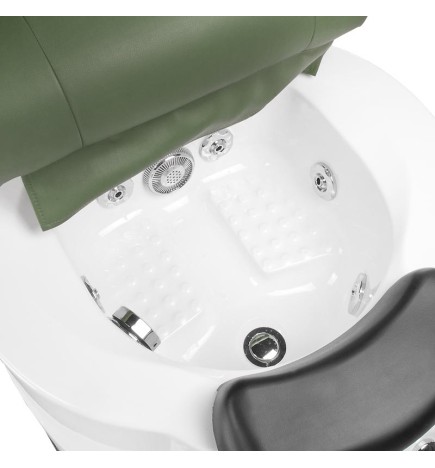 Fotel do pedicure z masażem BR-3820D Zielony