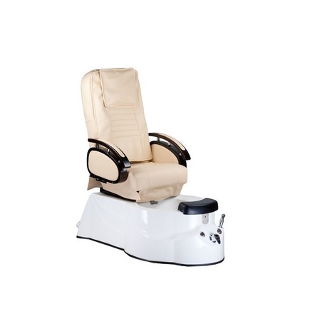 Fotel do pedicure z masażem BR-3820D Kremowy