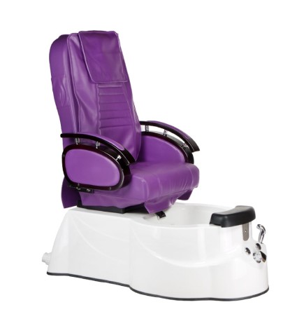 Fotel do pedicure z masażem BR-3820D Fioletowy