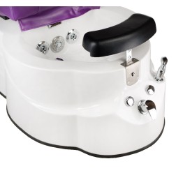 Fotel do pedicure z masażem BR-3820D Fioletowy